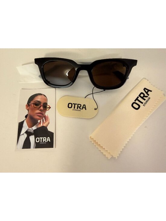 Otra Nia Black Sunglasses Brown Lens UV400 NEW main image 4